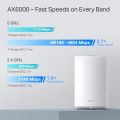 TP-Link Official | Deco X80 AX6000 | 2.4GHz and 5GHz Dual-Band Whole Home Mesh Smart Access Point WiFi 6 Router. 